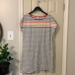 Boden Striped T-shirt Dress Size 10